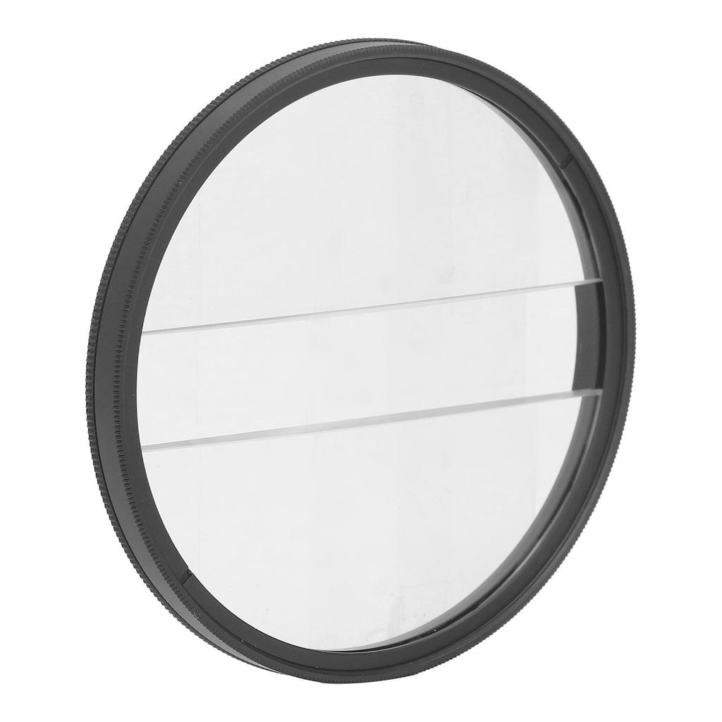 Double Half Moon Prism Special Effect Filter Camera Center Field Separation Diopter Filter Photography SLR Camera