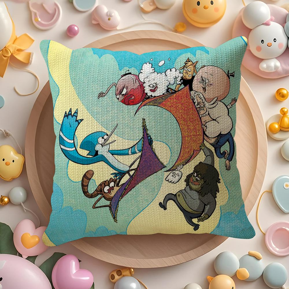 R-Regular S-Show Pillow Case Pattern Printed Pillowcase For Living Room Sofa Cushion Cover & Bedroom Decor