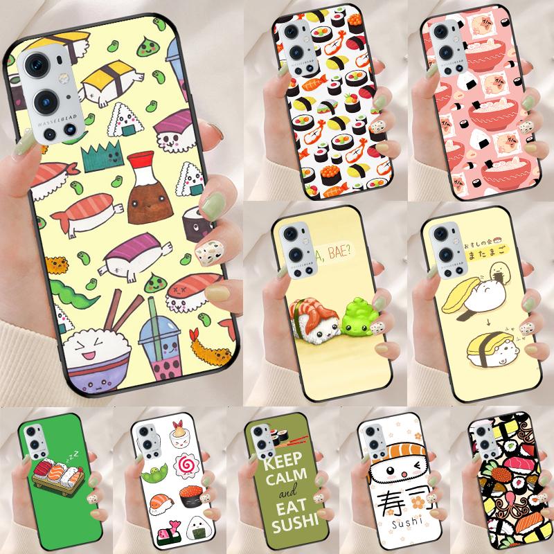 Sushi Maki Rice Kitchen Food Cute For Realme 11 10 12 13 14 Pro Plus GT 7 6 5 Pro GT 6T C67 C61 C53 C51 C21Y C25S C75 C55 Case