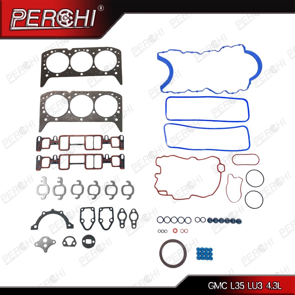 L35 262CUL6 LU3 Engine Head Gasket Kit Full Set for Chevrolet ASTRO Bus Van BLAZER S10 C1500 Pickup 4.3 HS9354PT-6 HS5744F