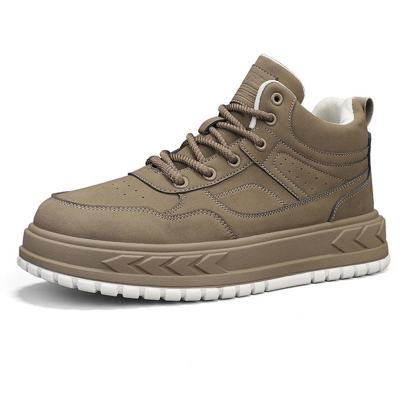 Martin Boots Men's Shoes Autumn and Winter New Men's Sports and Leisure Construction Site Work Thick-soled Wear-resistant Tooling Labor Insurance