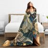 Language of Flowers Alphonse Mucha Flannel Blanket Winter Soft Warm Bedding Throws Couch Bed Novelty Bedspread Sofa Bed Cover