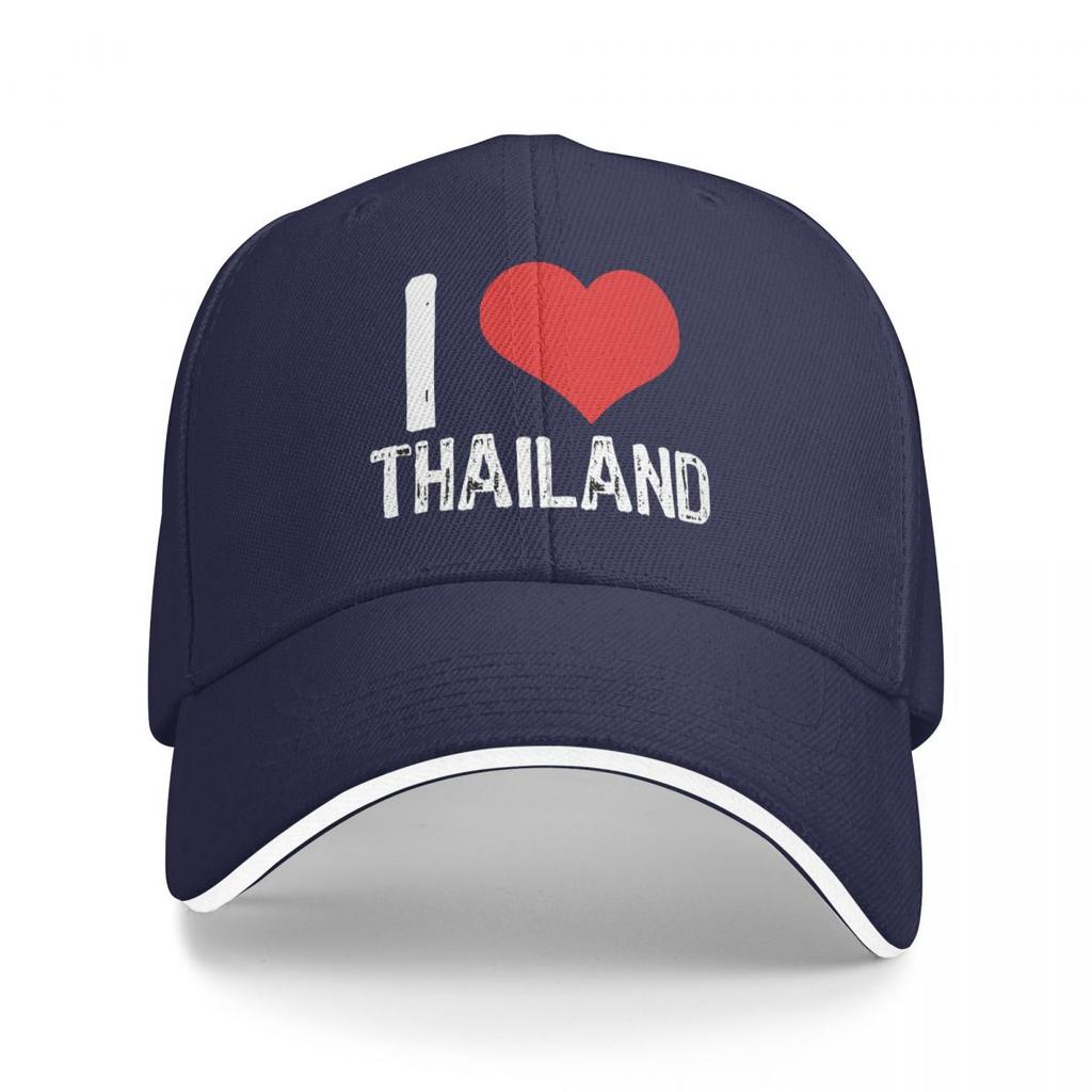 I Love Thailand Baseball Caps Snapback Baseball Hats Breathable Casual Casquette Outdoor Unisex