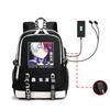 Riman My Hero Academy, Surrounding Backpack, Large-capacity Computer Bag with USB Port, Student Schoolbag