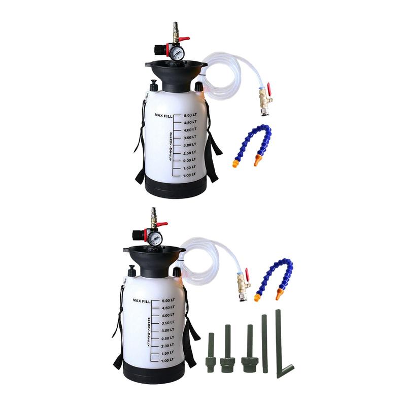 Automotive Transmission Fluid Pump Pneumatic 5L Auto Transmission Fluid Fill Extractor Gear Oil Filler Tank Atf Refill Dispenser