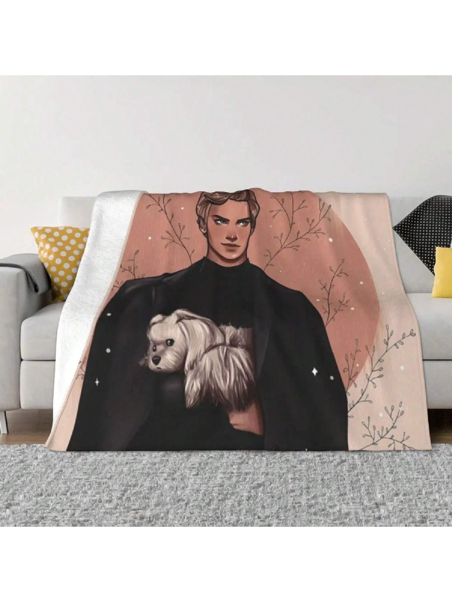 

Aaron Warner An Ultra-Soft Micro Fleece Blanket 75X95CM серый