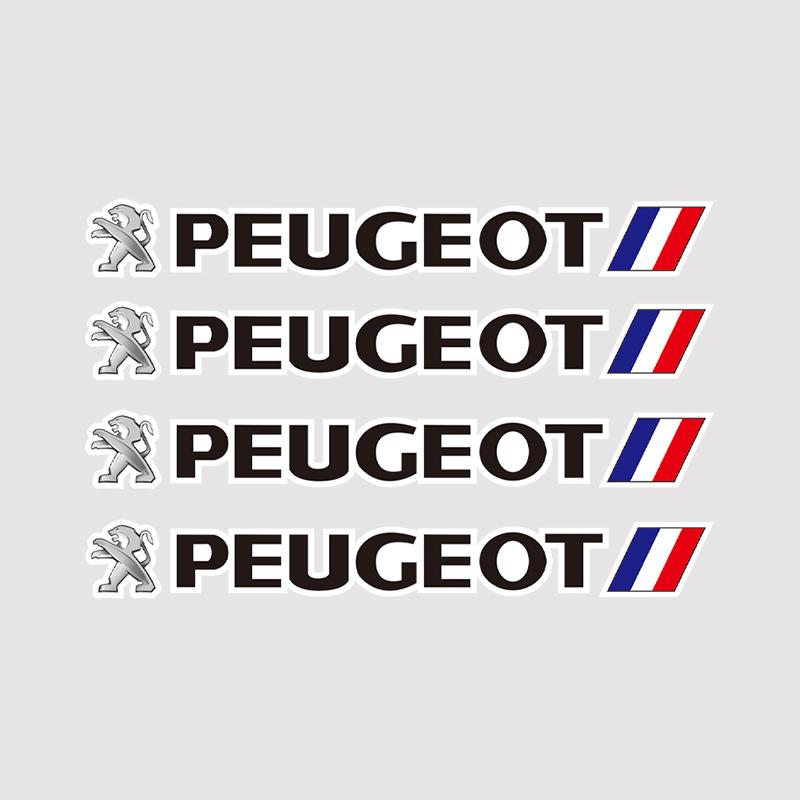 4 Pezzi Adesivi Emblema Auto Decalcomania Decorazione Per Peugeot 5008 408 308 Landtrek 208 2008 3008 Rifter 508 e-Expert e-TRAVELLER 301