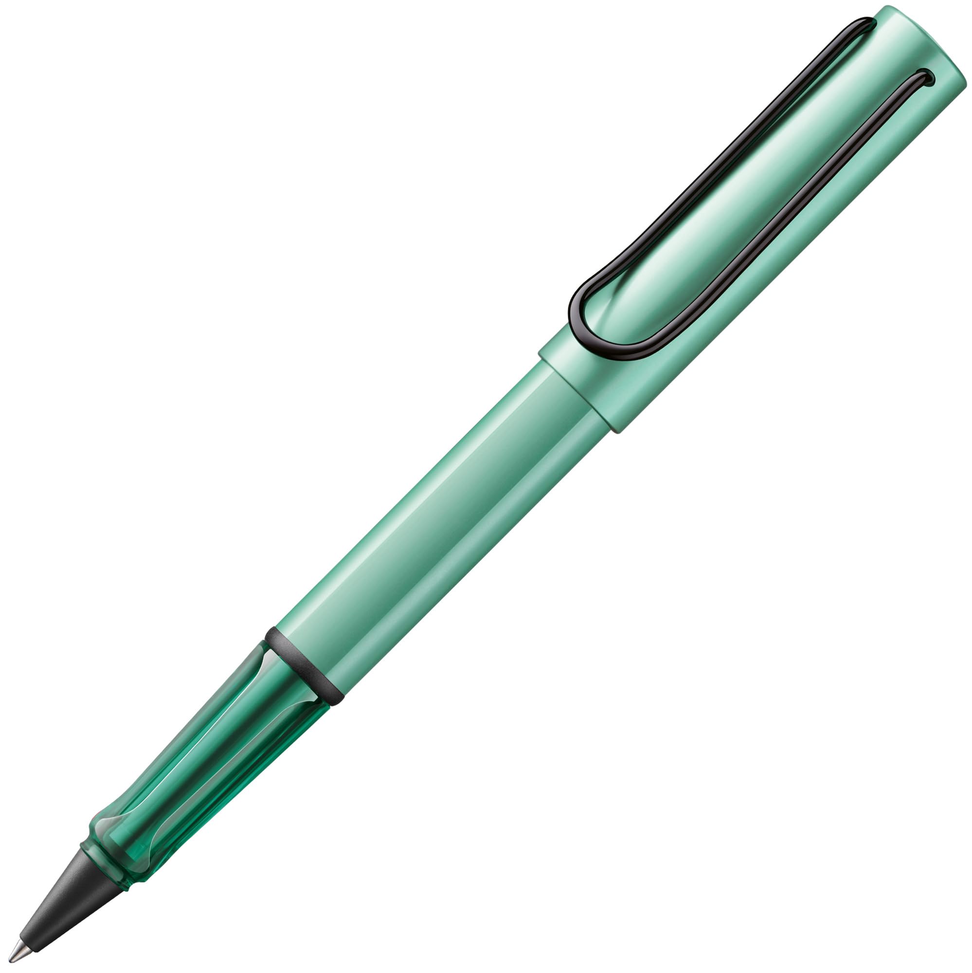 

Lamy mint Transparent rollerball pen with an ergonomic grip and medium line Lightweight aluminum Includes a medium rollerball 63 AL-star - width. мятный