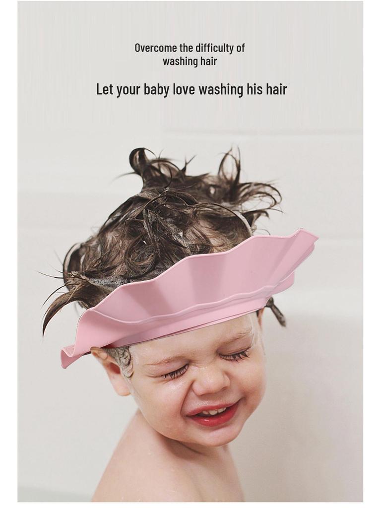 Baby Shampoo Hat: Water-Blocking Ear Protection Cap for Kids and Infants