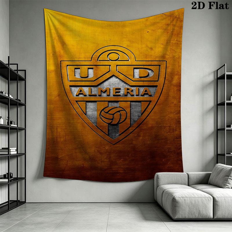 Almería LOGO Wall Hanging Printed Fabric Blanket Decorative Tapestries for Bedroom Living Room Home Decor