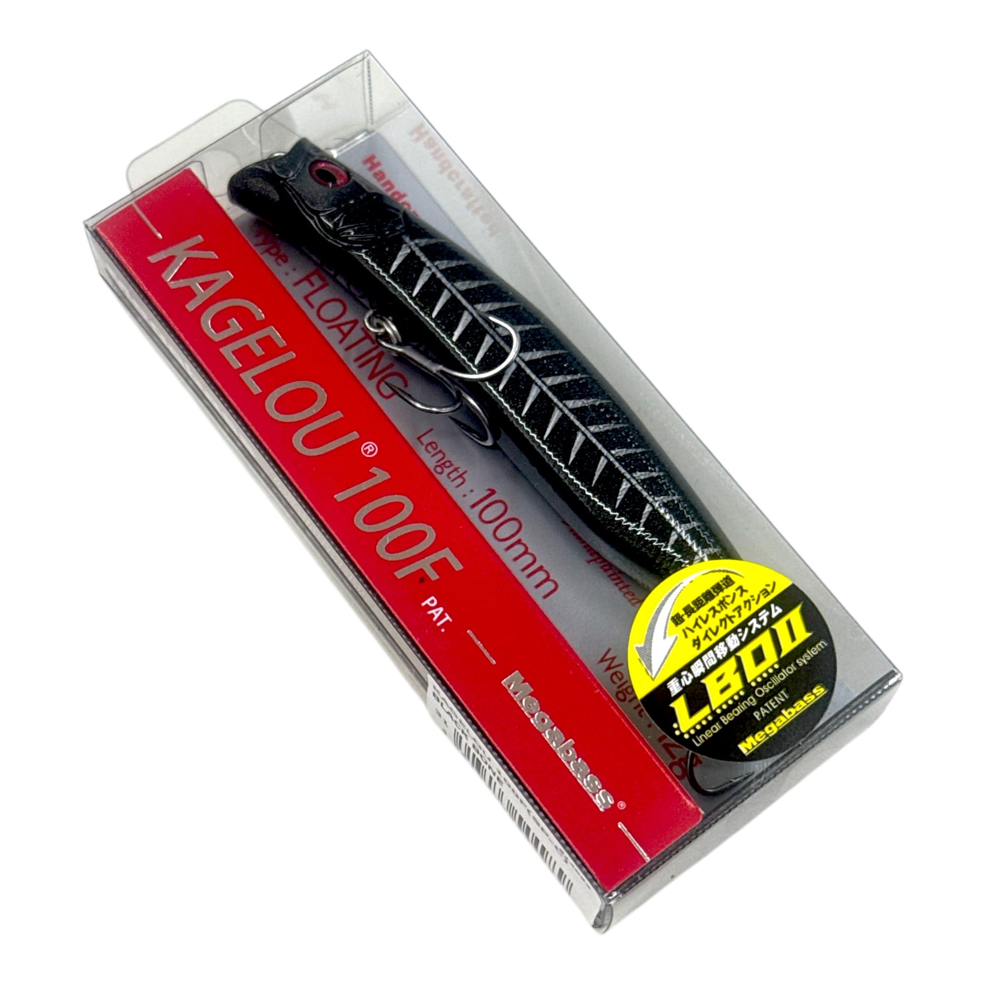 

Megabass Seabass Lure Kagerou 100F Black Bone (SP-C)