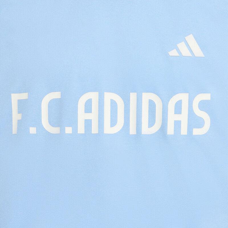 adidas Unisex Three-Stripes Football Print Polo Shirt