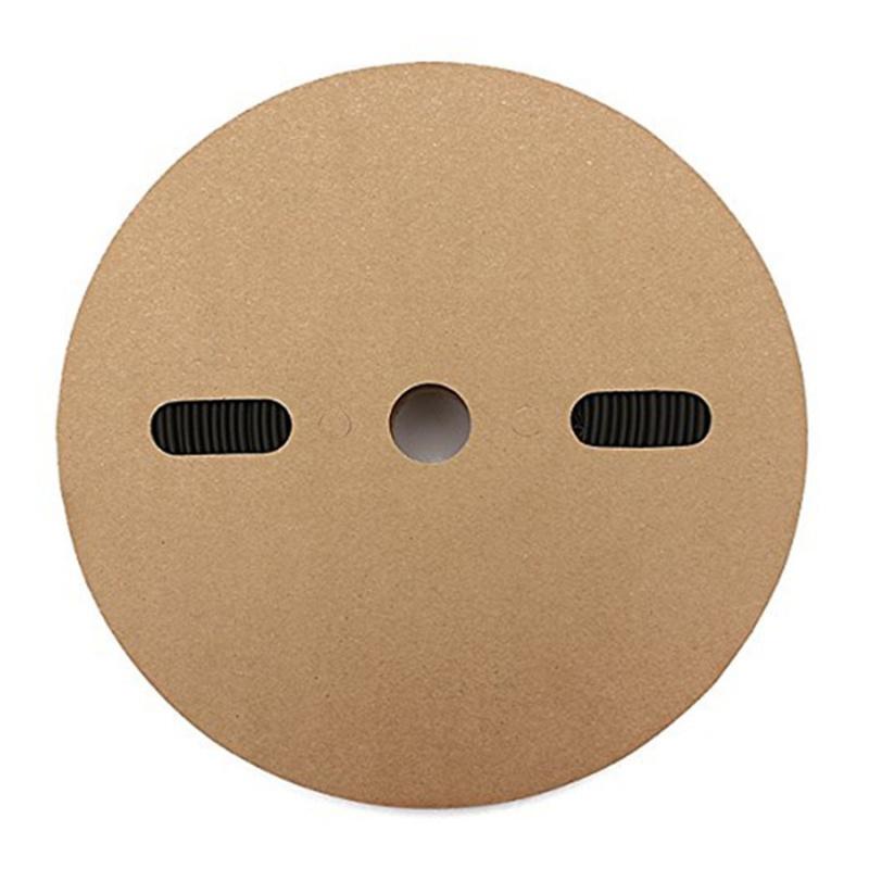 1/8" 3Mm Id Black Solid Polyolefin Thin Wall Cross-Linked Heat Shrink Tubing