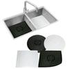 Kitchen Table Anti Slip TPR Sink Mat - Heat Insulation Dish Protector Non Slip Bathroom Accessories Useful Home Decor