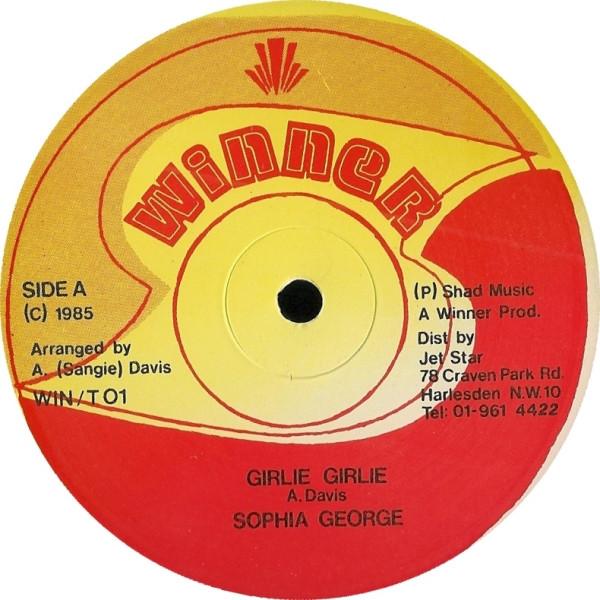 

12inch Record SOPHIA GEORGE WINNER ALL STARS Girlie Girlie Girl Rush WINT01 Winner 1985 UK Reggae Ska Dub Used