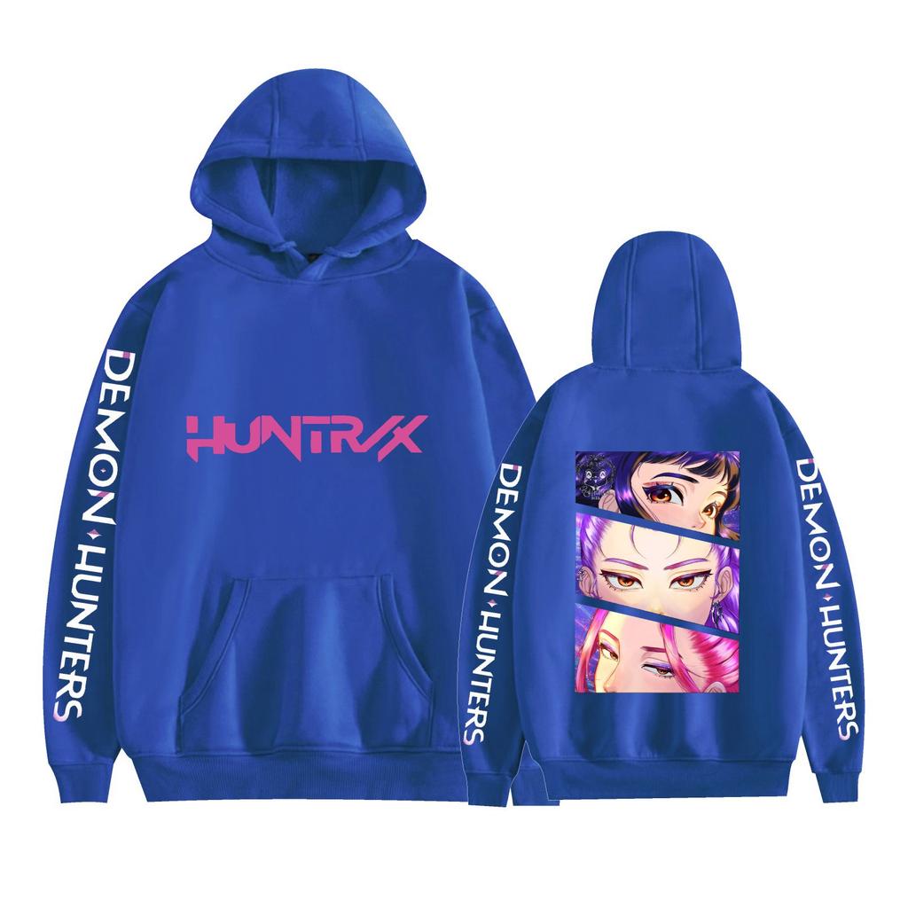 Fashion KPop Demon Hunters Anime Men Women Hoodies Autumn Casual Pullover Hoodie Fashion Sweatshirts Hip Hop Sweatshirt Clothes