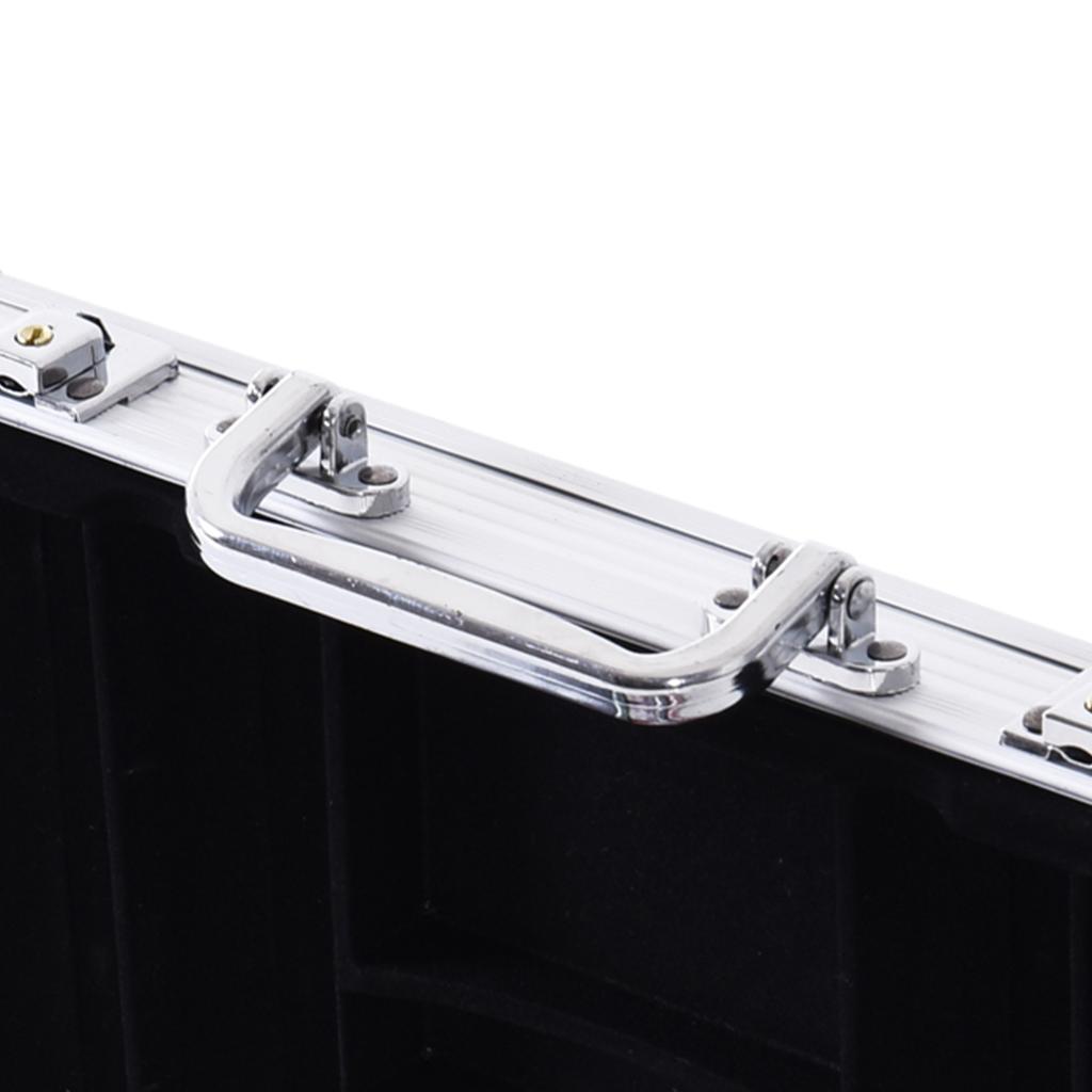 Poker Case Poker Set 200 Poker Chips 2x Card Deck 5x Dice 1x Aluminum Case Poker Set Chips Case Aluminum + Polystyrene 29.5x20.5x6.5 cm