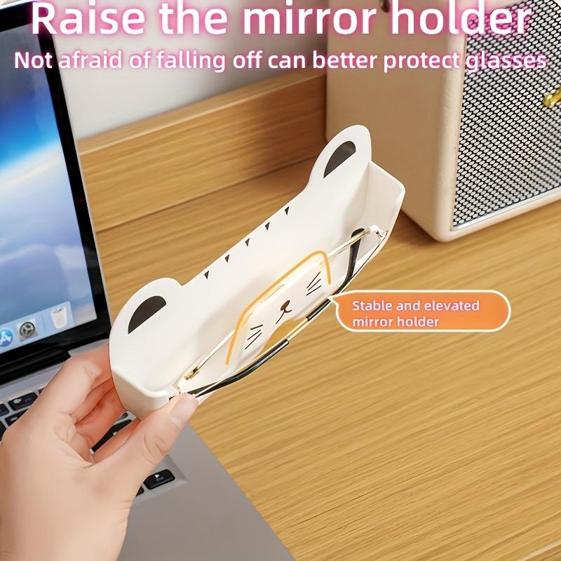 Wall-mounted Glasses Storage Box, Suitable for Bedside, Bathroom, Living Room, and Cabinet Use., Shelves