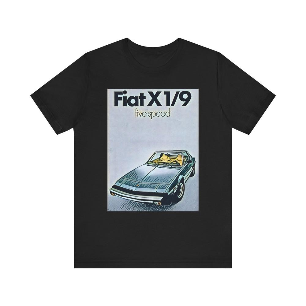 

Fiat X 1/9 Cart Art Graphic Print Crewneck Unisex Jersey Short Sleeve Tee Shirt S
