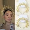 Baroque Sun Goddess Crown Vintage Baroque Tiara Headband Goddess Headpiece  Stage Performance
