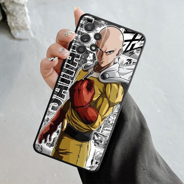 Husa de telefon One Punch Man Saitama pentru Samsung Galaxy A14 A73 A53 A71 A51 A31 A33 A22 A12 A21s A13 A32 A52s A72 A52 A23