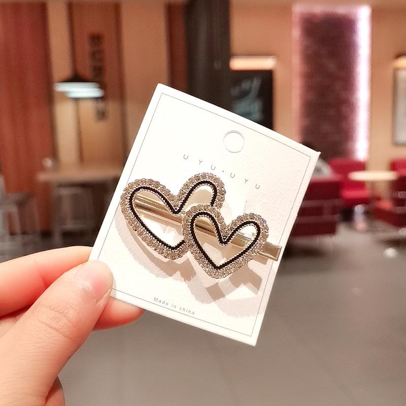 

Милые заколки для волос со стразами для девочек, жемчужные хрустальные заколки-уточки, женские заколки-автоматы для хвостика, модный зажим для волос, аксессуары для волос Size fits all