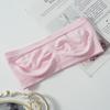 Summer Breathable Strapless Crop Top Women Invisible Chest Wraps Tube Tops Soft Comfort Bra Female Intimate Hollow Out Brassiere