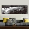 Ailes d'ange blanches décoratives nordiques Peinture sur toile Art mural vintage Image d'aile Affiche et Impression pour la décoration du salon et de la chambre à coucher