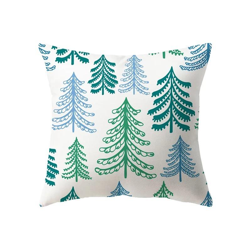 

Наволочки с рождественской тематикой Аксессуары для автомобиля Офис Санта-Клаус Гостиная Диван Домашние наволочки 40x40cm