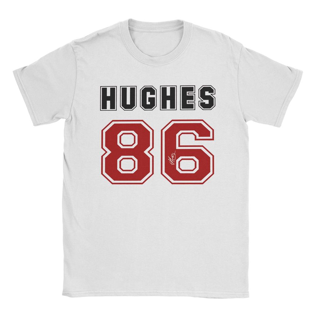 Jack Hughes TShirt Harajuku TShirts ShortSleeved Y2K Funny Tshirt Summer 100 Cotton ONeck Plus Size 5XL Clothes