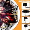 Custom Name Personalized DRAGON BALL Print Umbrella, Auto Open Close, 8‑Rib Sturdy Frame, Commute Camping Hiking Use, Birthday Gift