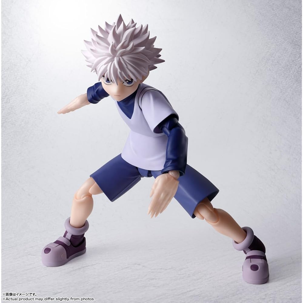 TAMASHII NATIONS S.H.Figuarts HUNTER×HUNTER Killua, Approximately 135mm, PVC & ABS Painted Action Figure