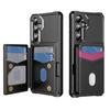 For Samsung Galaxy S22 S21 Ultra Note 20 10 S10E Case with Card Holder, Heavy Duty Shockproof Soft TPU Back Flip Wallet Cover