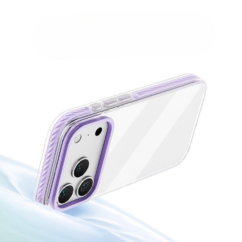 Suitable for IPhone17 ProMax Candy Three In One Phone Case IPhone 16 Transparent Anti Drop Full Package 15 Protective Case