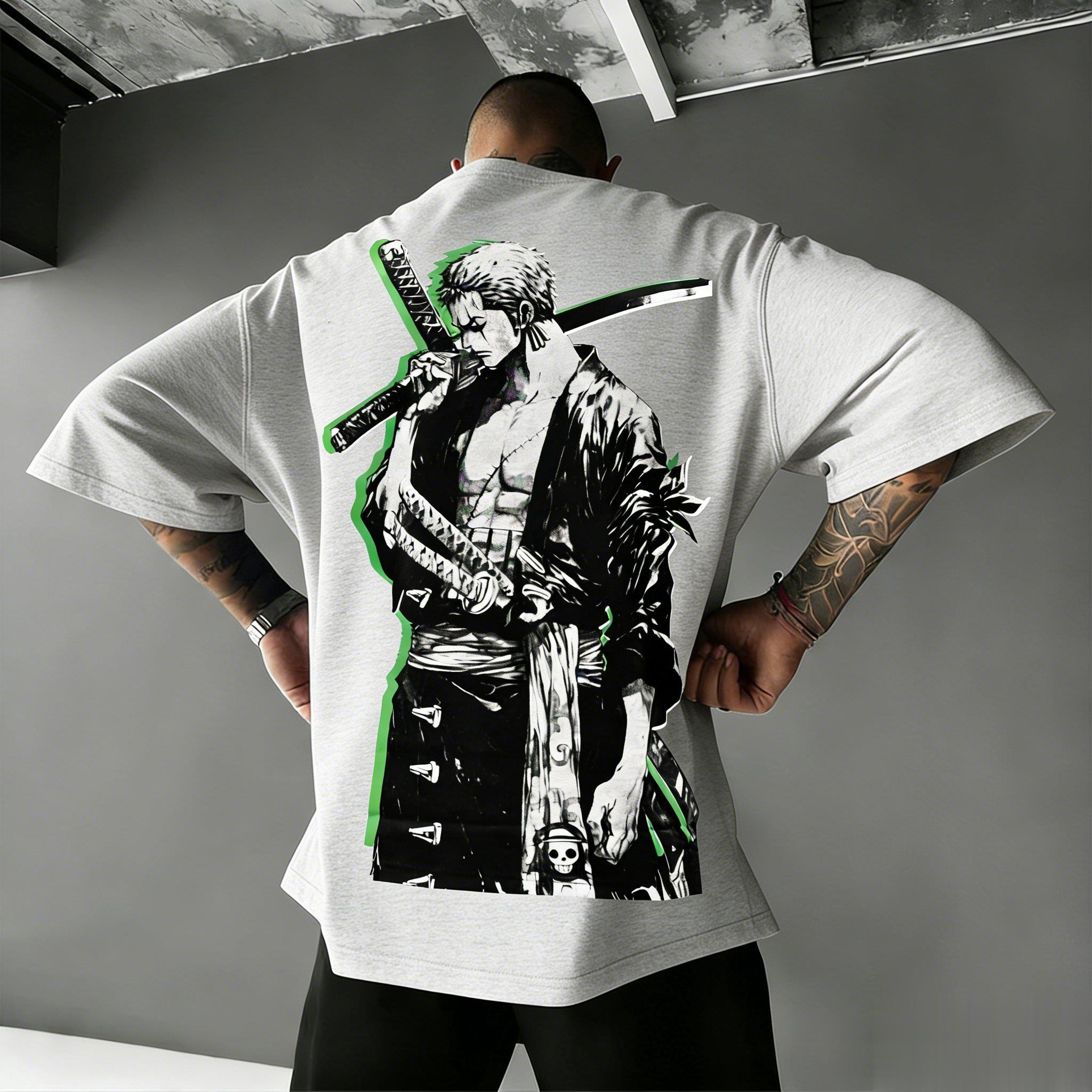 

Унісекс Футболка Аніме Зоро Streetwear Чоловіки Жінки Бавовна Коротка Рукава Футболка Графічний Принт Японський Повсякденний Літні Топи Y2k L
