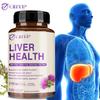 Liver Health Capsules - Artichoke, Milk Thistle, Beetroot, Turmeric, Dandelion - Detoxifies, Promotes Digestion - Non-GMO, Gluten-Free