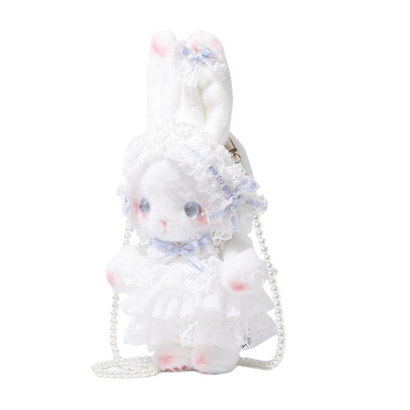 Cute Lolita Rabbit Plush Toy With Polyester Material For Casual Travel Gift For Girls