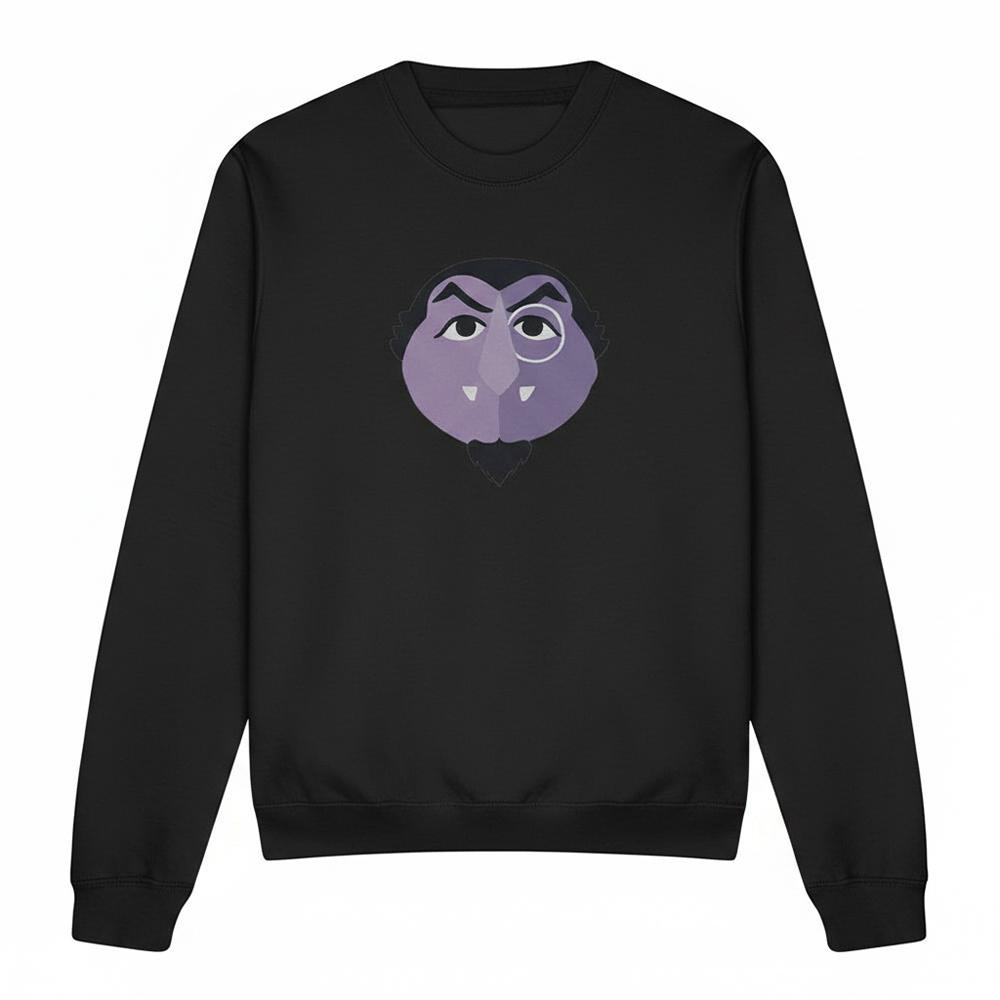 Sesame Street Unisex Adult The Count Glower Sweatshirt