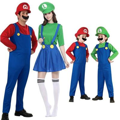 Super Mario Halloween Cosplay Costume for Theme Parties