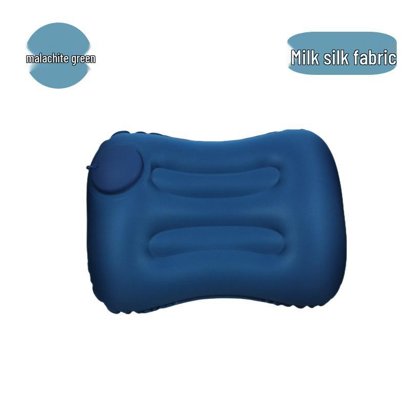 Jin Mao U-Shaped Inflatable Travel Neck Pillow with TPU & Milk Silk