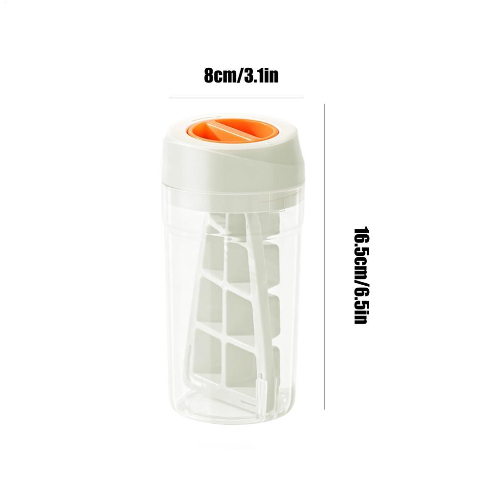 Creative IceCube Mold 8 Grids Food Grade Ice Maker Portable Cube Tray Reusable Water Cup Cocktail Ice Molds Kitchen Gadgets