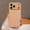 Lychee Pattern Leather TPU Frame Shockproof Case For iPhone 17 Air 16 15 14 Plus 13 12 11 17Pro Max 16E Solid Color Cover