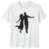 Dancing Couple Silhouette Unisex T-Shirt Graphic Tee