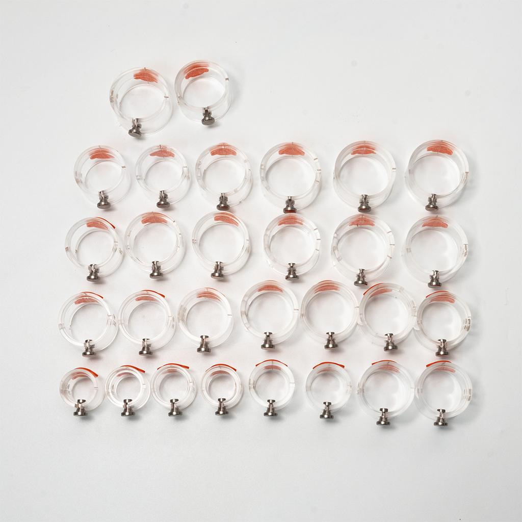 Uhrenreparaturwerkzeug NH35/2824/4130/3235 aus Acrylmaterial, tragbarer Uhrwerkhalter für Uhrmacher zur Reparatur von Uhren