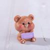 Cartoon Cute Card Small Rabbit Bear Piglet Kitten Animal Small Decoration Micro Landscape Desktop Car Decoration