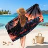 Batman Printed Swim Towel, Portable Water Absorbent Towel for Beach Camping Daily Bathroom Use