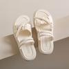 Fashion Aphixta 4.5cm String Bead Sweet Sandals Slip On Women Shoes Two Way Wear Casual Summer Zapatos Mujer Wedges Woman Sandal Size 41