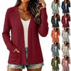 Damen Strickjacke mit langen Ärmeln, lässig, locker geschnitten, für den Alltag