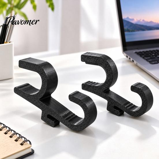 Auto Trunk Organizer Hooks 2Pcs Car Umbrella Hook, 3D Printed SUV Cargo Hooks, Vehicle No‑Drill Rear Hatch Storage Hanger for Hanging Bags,