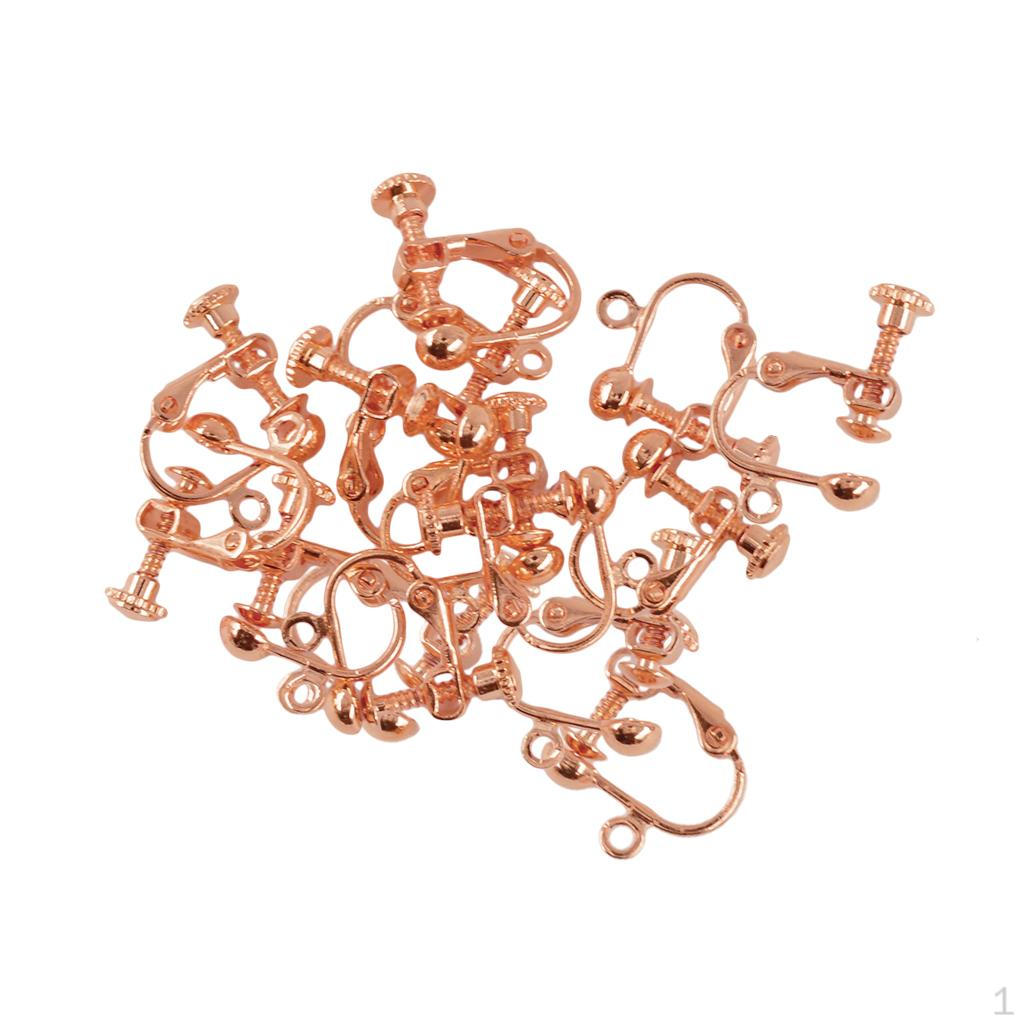 12 шт. Серьги-гвоздики Аксессуары Женские Модные Украшения Подарок Rose Gold